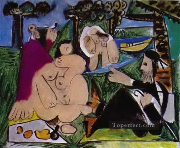 Almuerzo sobre la hierba Después del cubismo de Manet 1960 Pablo Picasso Pinturas al óleo